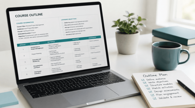 How to create a course outline that engages 2026 learners: 7-step guide